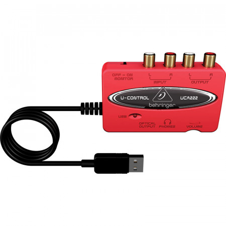 Behringer U-CONTROL UCA222 USB/audió interfész digitális kimenettel