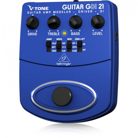 Behringer GDI21 V-Tone gitár erősítő modellező és DI pedál