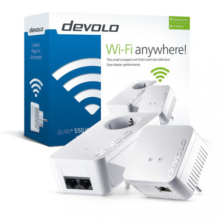 devolo dLAN 550 Wi-Fi Starter Kit powerline