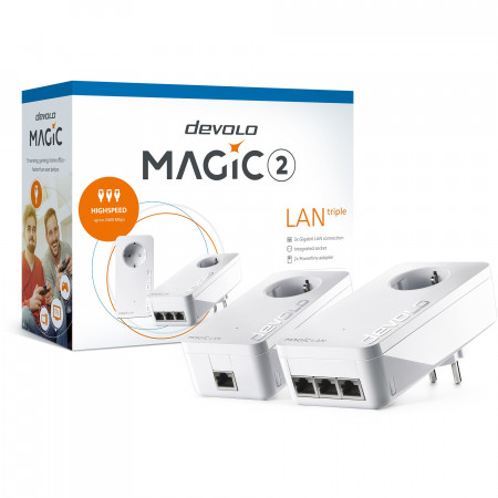 devolo Magic 2 LAN triple Powerline adapter kezdő csomag