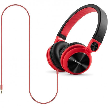 Energy Sistem Headphones DJ2 fejhallgató, piros