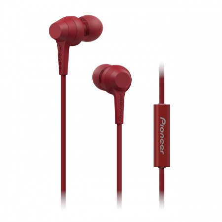 Pioneer SE-C1T-R fülhallgató, piros