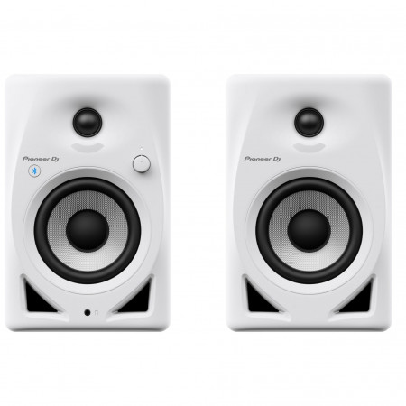 Pioneer DJ DM-40D-BT-W 4"-es monitor hangfalpár Bluetooth csatlakozással, fehér
