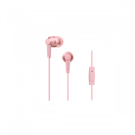 Pioneer SE-C3T-P mikrofonos fülhallgató, rózsaszín