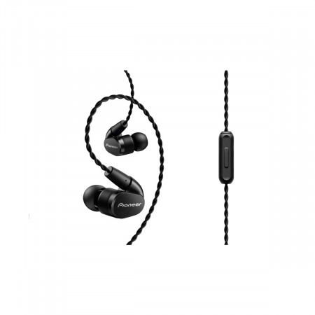Pioneer SE-CH5T-K mikrofonos fülhallgató, fekete