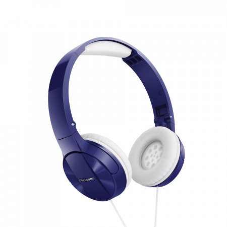 Pioneer SE-MJ503-L zárt, fülre illeszkedő fejhallgató, kék
