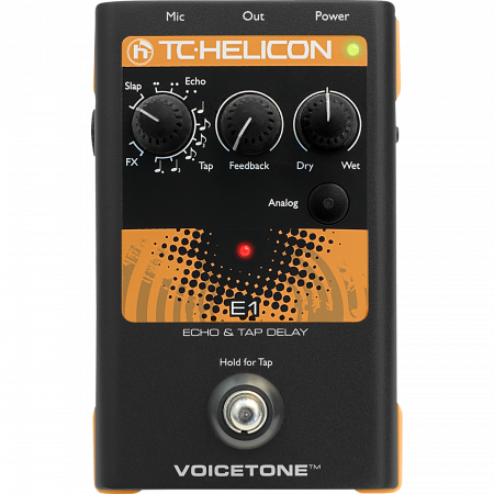 TC Helicon VoiceTone E1 ének echo/delay pedál