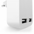 Energy Sistem Home Charger 2.4A Dual USB töltő fej 2 USB porttal, fehér