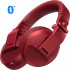 Pioneer DJ HDJ-X5BT-R DJ fejhallgató, metál piros