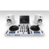 Pioneer DJ DM-50D-BT-W 5"-es monitor hangfalpár Bluetooth csatlakozással, fehér
