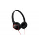Pioneer SE-MJ512-R fülre illeszkedő fejhallgató, piros-fekete